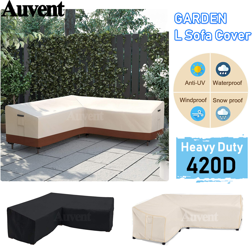 Outdoor Furniture Cover Xl - Outdoor L Shape Corner Sofa Cover