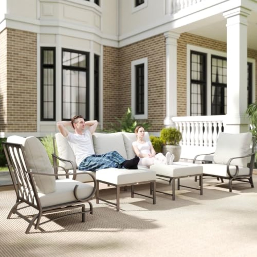 Outdoor Furniture Plans - 5 Piece Patio Furniture Set with