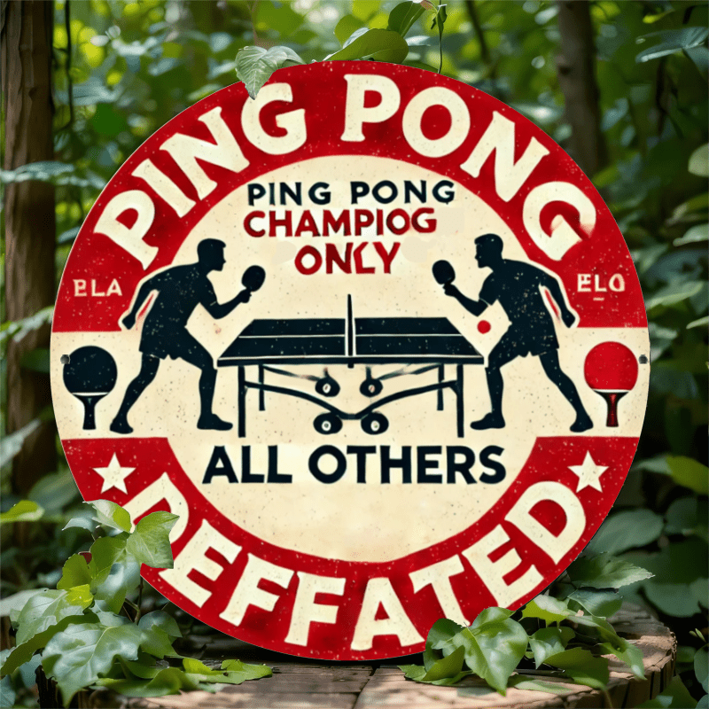 Outdoor Furniture Aluminum - Table Tennis Champion Parking Spot