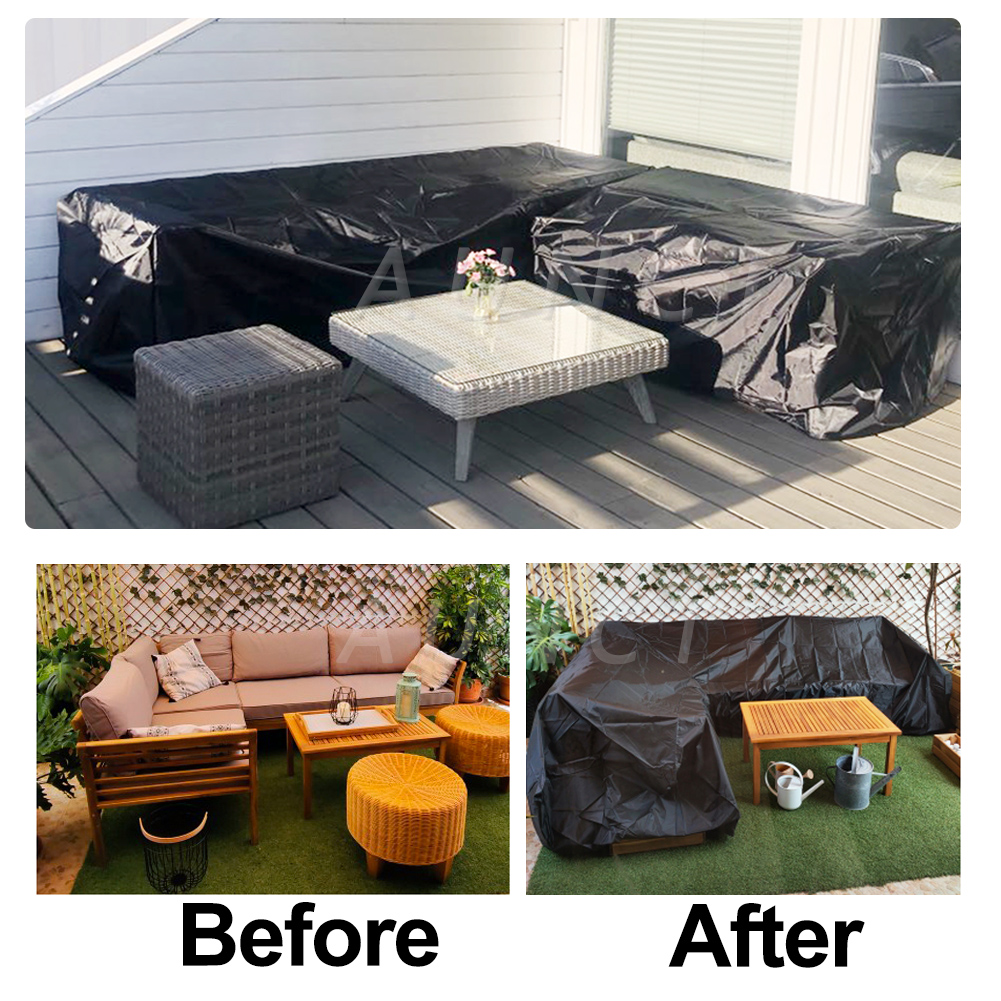 Outdoor Furniture Cover Xl - 16 sizes Outdoor Corner Sofa Cover
