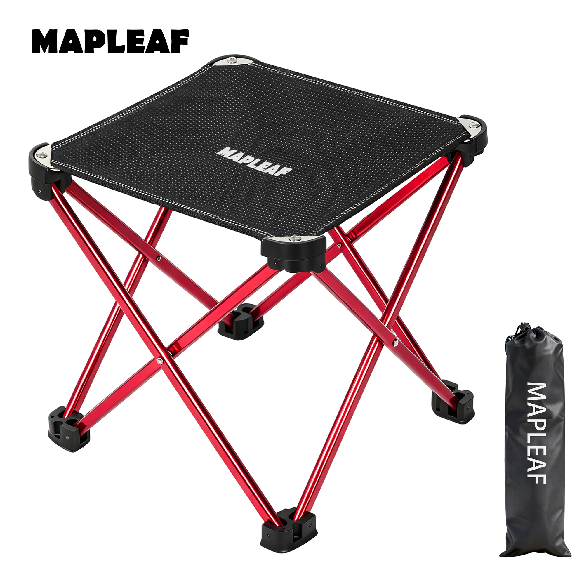 Outdoor Furniture Aluminum - MAPLEAF Portable Folding Stool 7075 aluminum