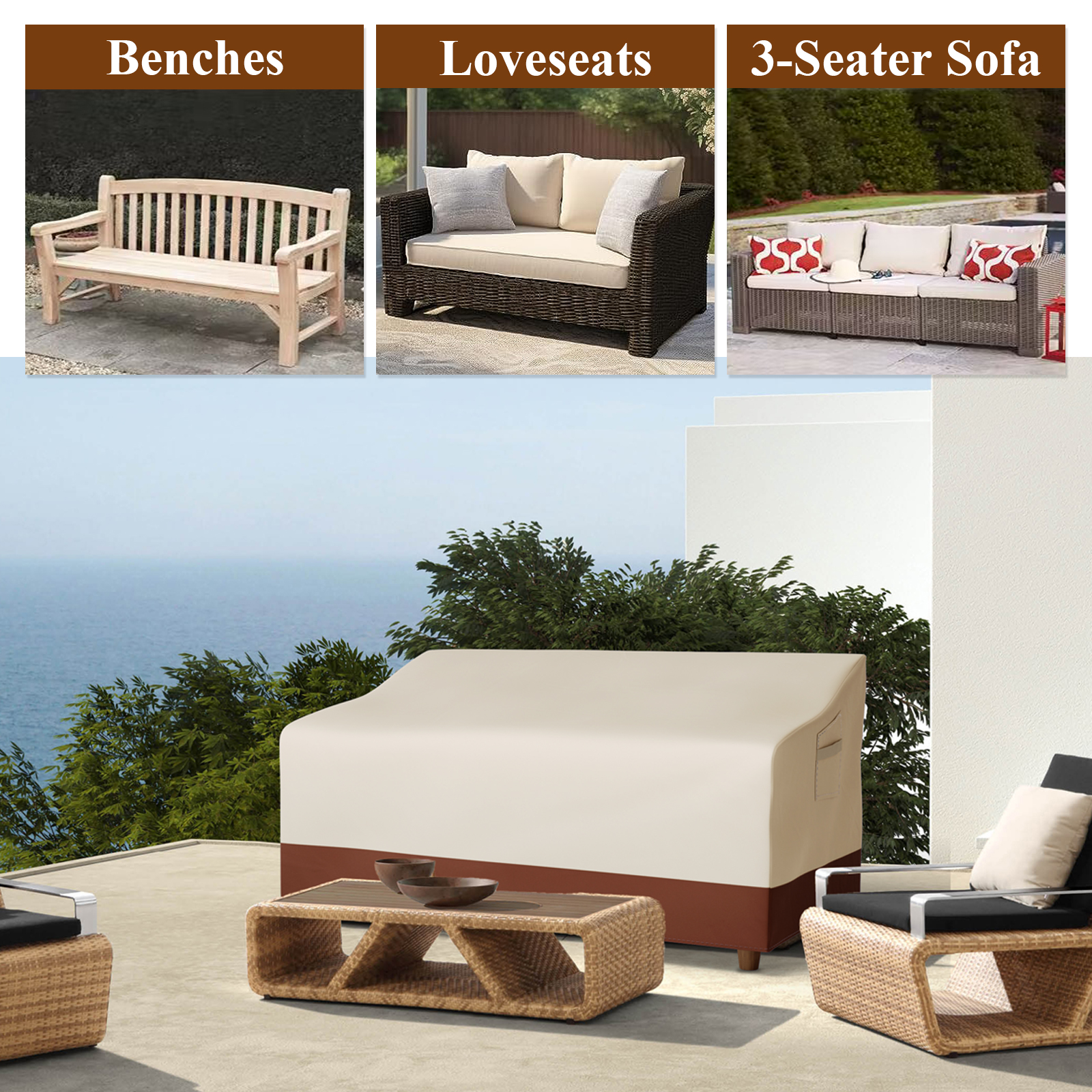 Outdoor Furniture Plans - Outdoor Sofa Cover Waterproof 3-Seater Outdoor