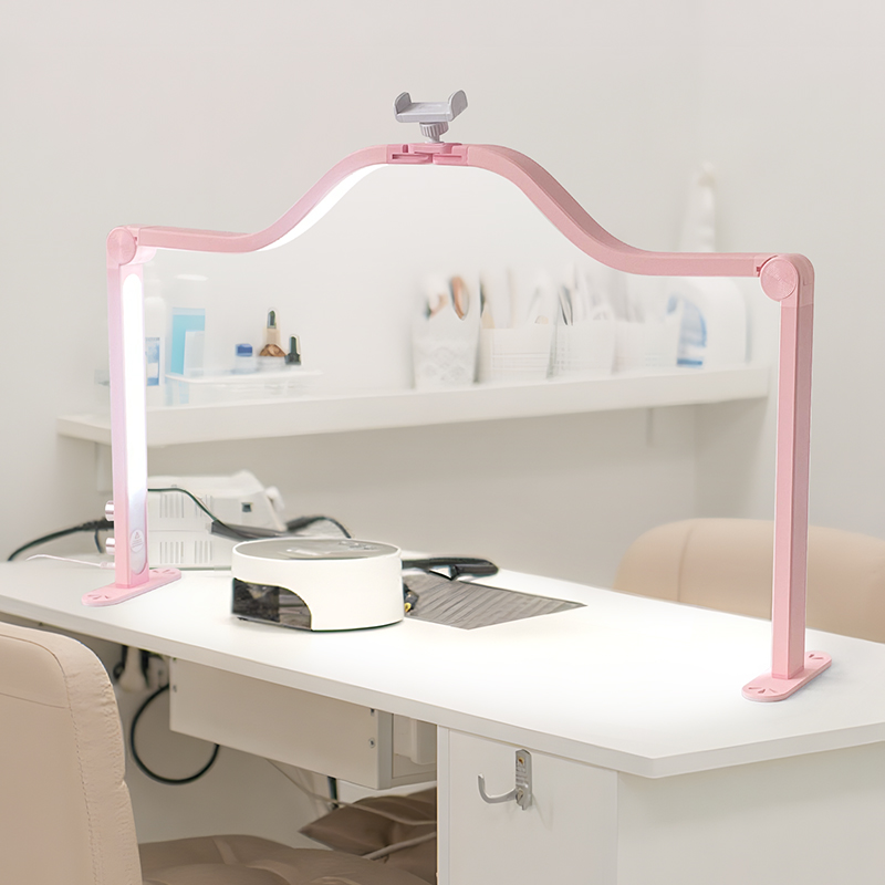 Outdoor Furniture Aluminum - 48W Half Moon Nail Lamp Double