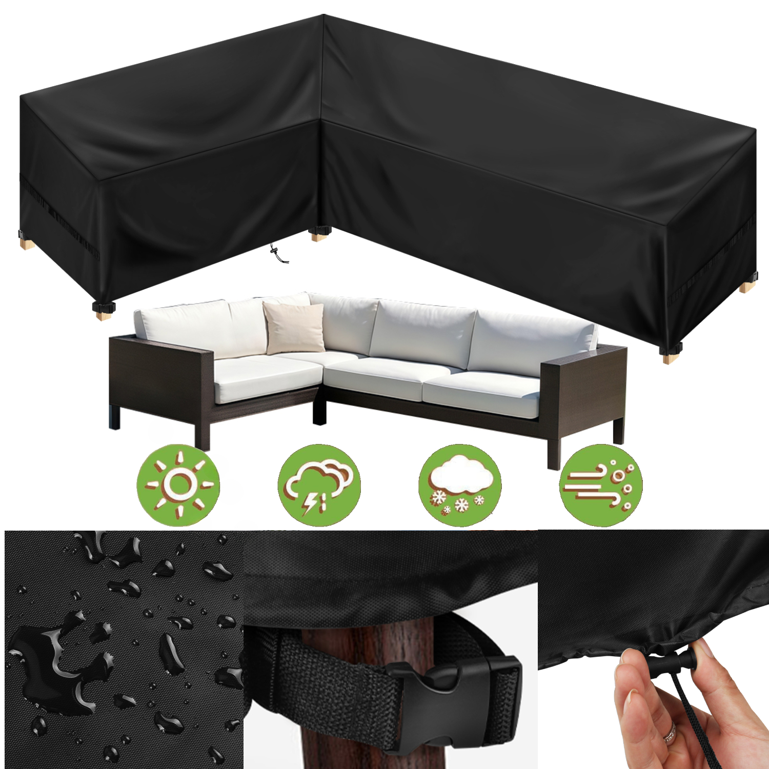 Outdoor Waterproof Sectional S - Outdoor Furniture Cover Xl recension och pris