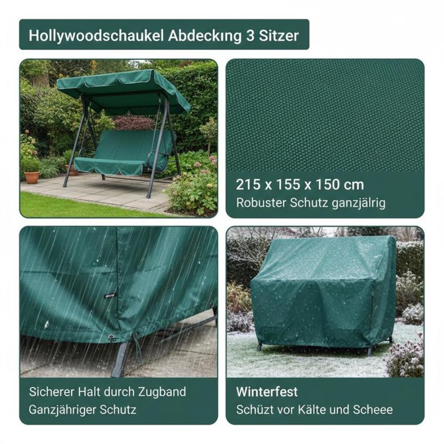 Patio 3 Seater Swing Chair Ben - Outdoor Furniture Covers recension och pris