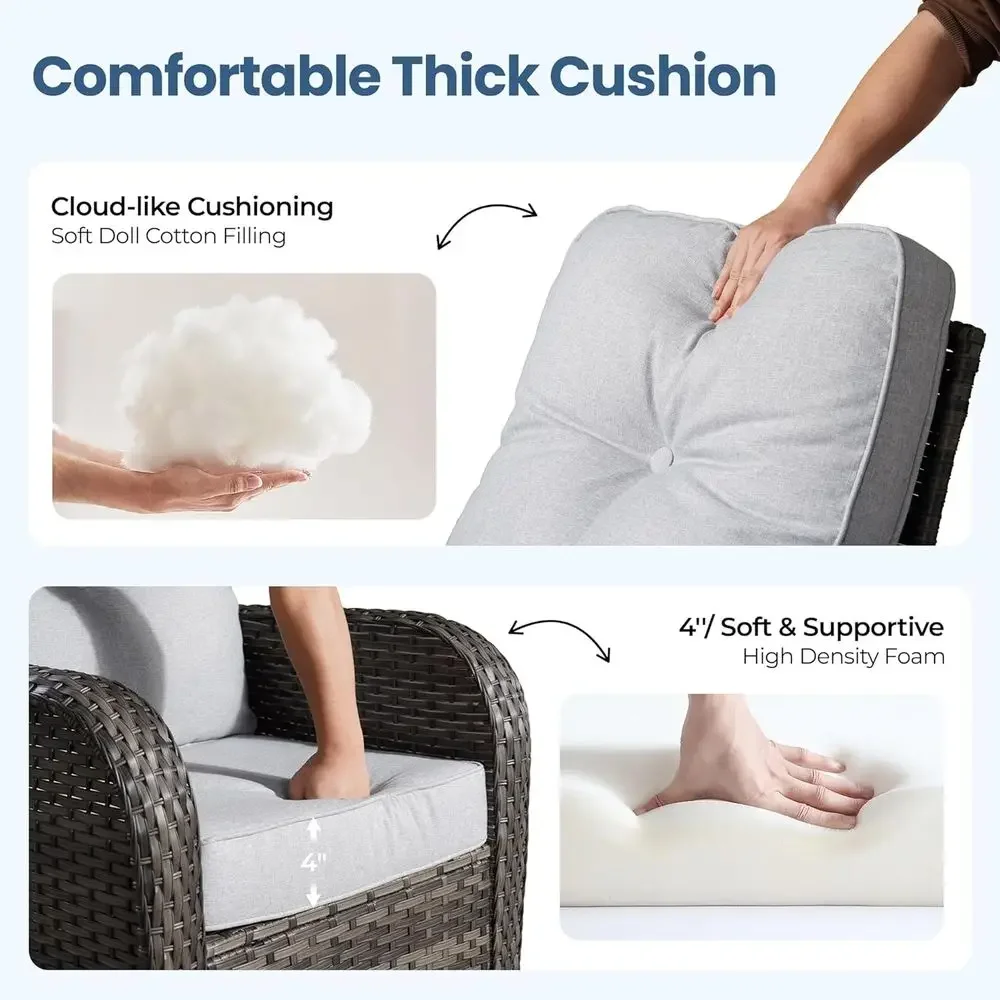 All-Weather Rattan Outdoor Fur - Outdoor Furniture Loveseat recension och pris