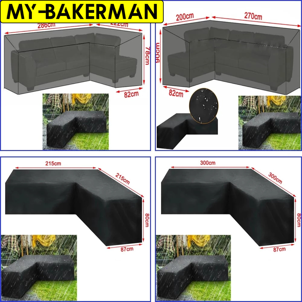 L Shape Furniture Waterproof   - Outdoor Furniture Cover Xl recension och pris