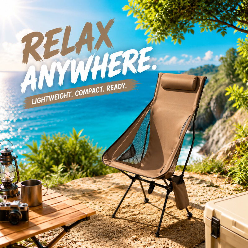 Lightweight Travel Folding Cha - Outdoor Furniture Aluminum recension och pris