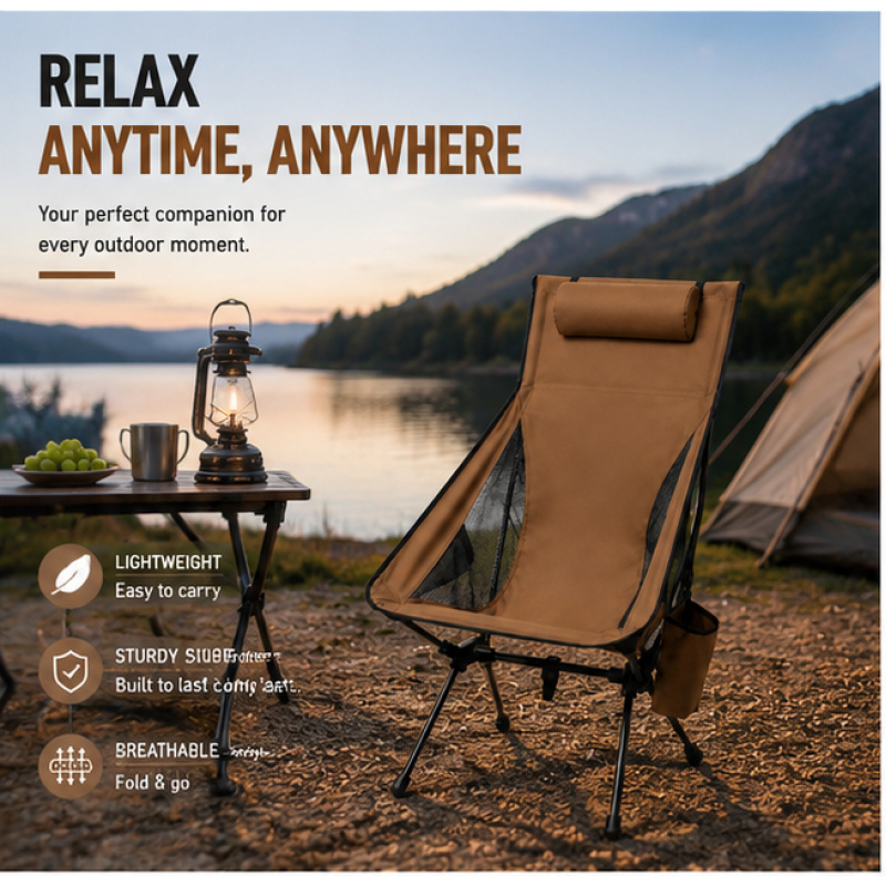Lightweight Travel Folding Cha - Outdoor Furniture Aluminum recension och pris