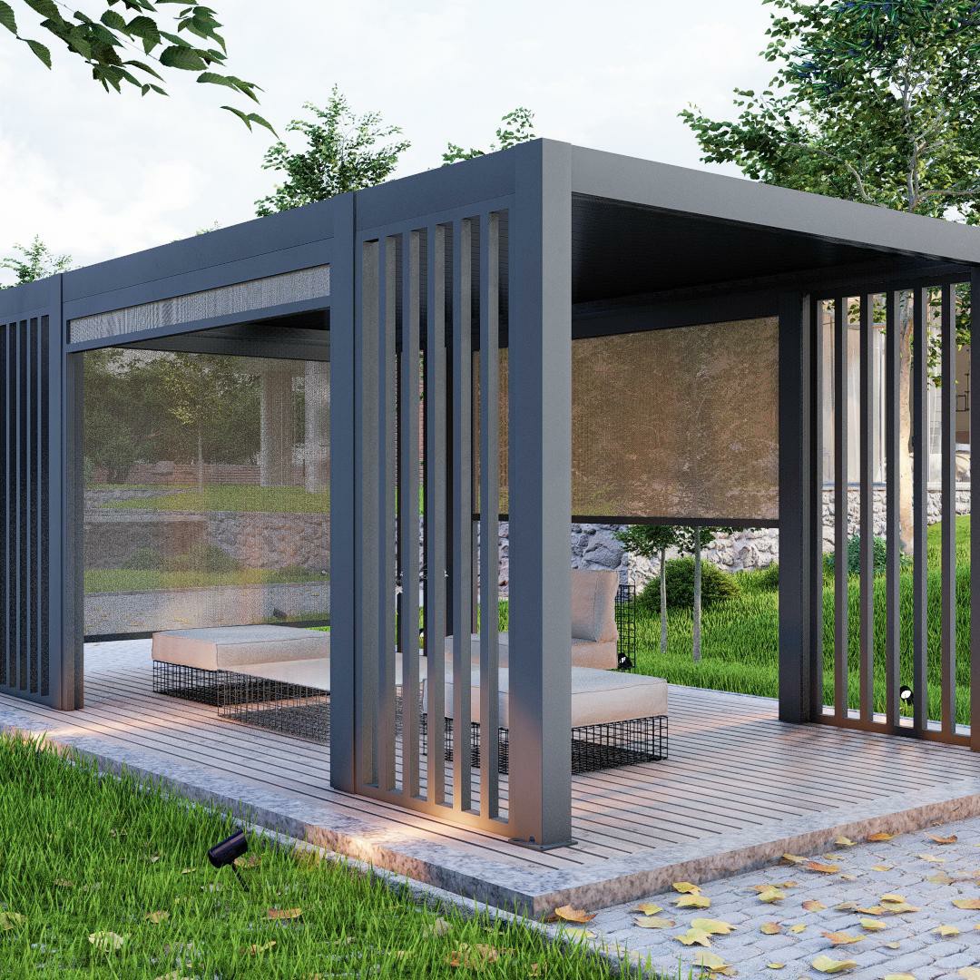 Outdoor Motorized Retractable  - Outdoor Furniture Modern recension och pris