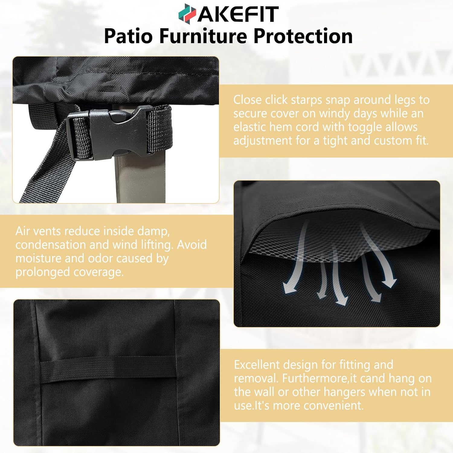 Heavy Duty Waterproof Patio Fu - Outdoor Furniture Fabric Waterproof recension och pris