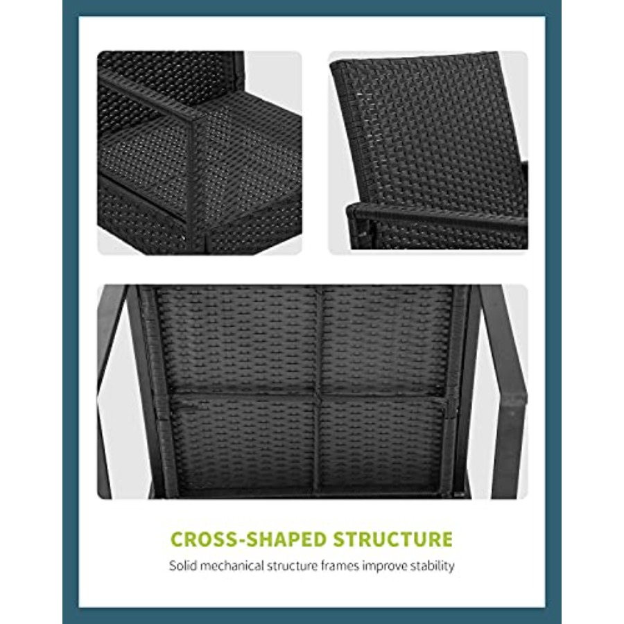 FDW 3 Pieces Outdoor Patio Fur - Outdoor Furniture Set recension och pris