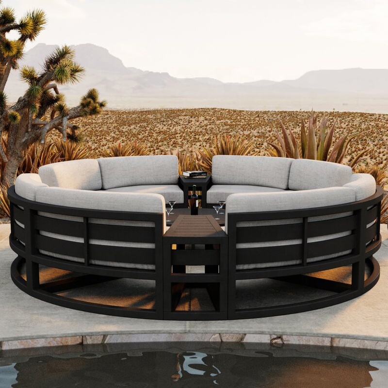 # Luxury Metal Frame Wooden Se - Outdoor Furniture Luxury recension och pris