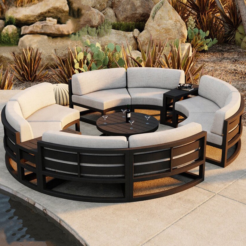 # Luxury Metal Frame Wooden Se - Outdoor Furniture Luxury recension och pris