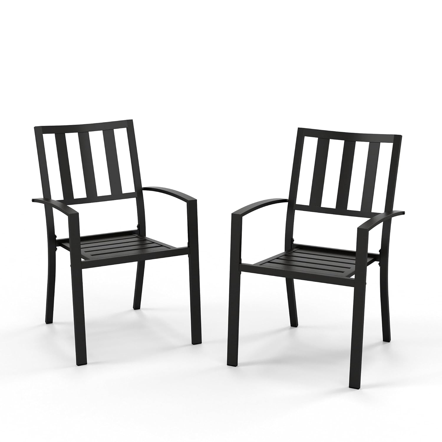 2-Pack Stackable Wrought-Iron  - Outdoor Furniture Plans recension och pris