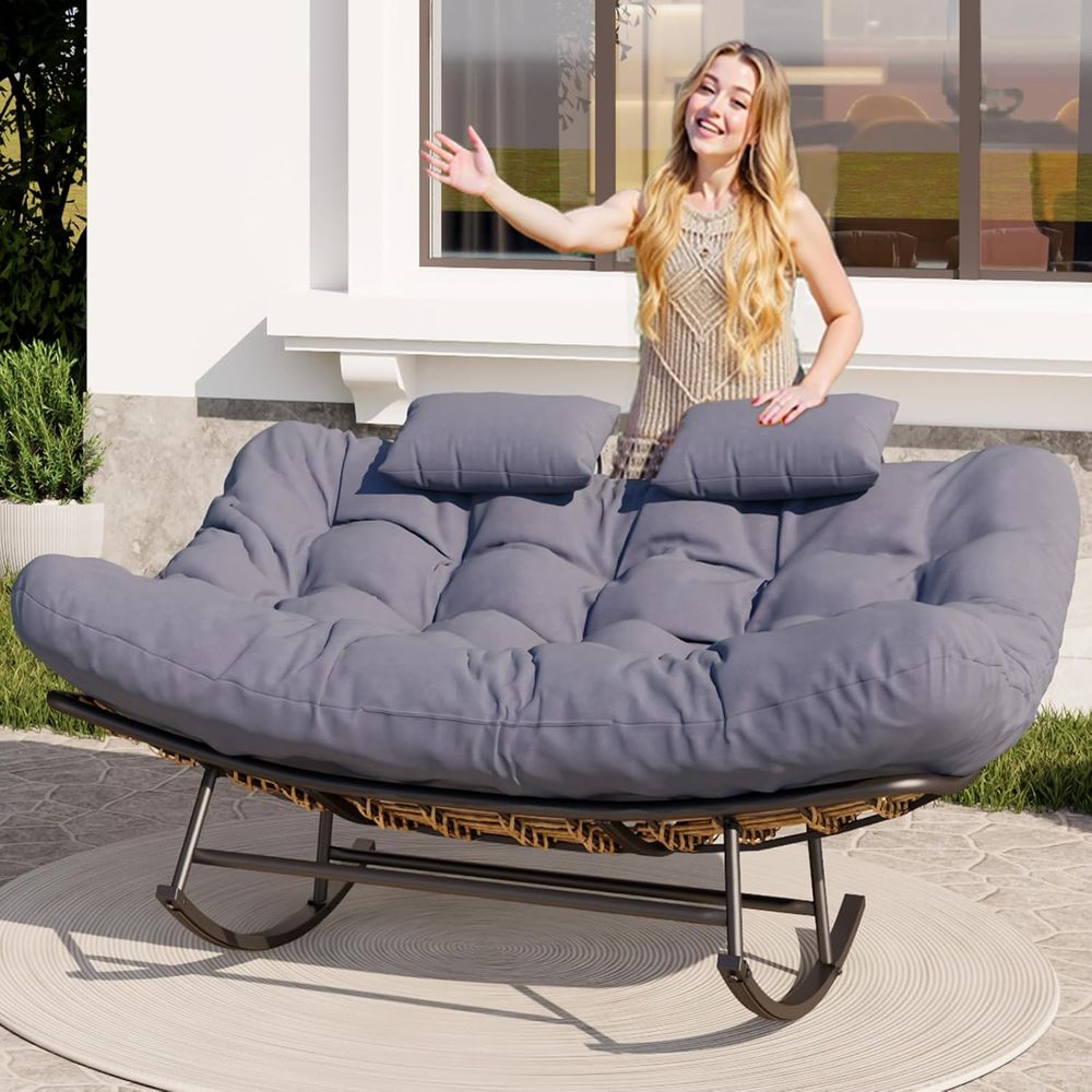 Double Outdoor Rocking Lovesea - Outdoor Furniture Loveseat recension och pris