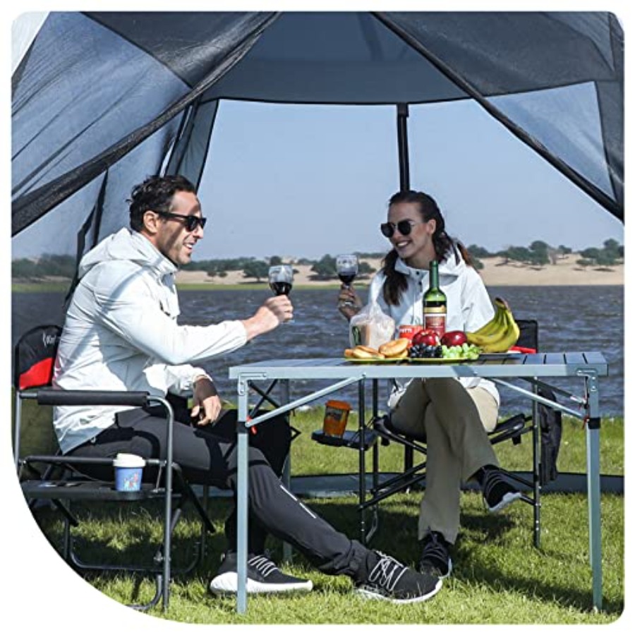 Aluminum Folding Lightweight R - Folding Picnic Table recension och pris
