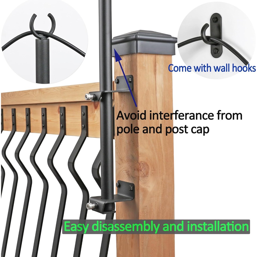 2 pack string light poles - st - Outdoor Furniture Set recension och pris