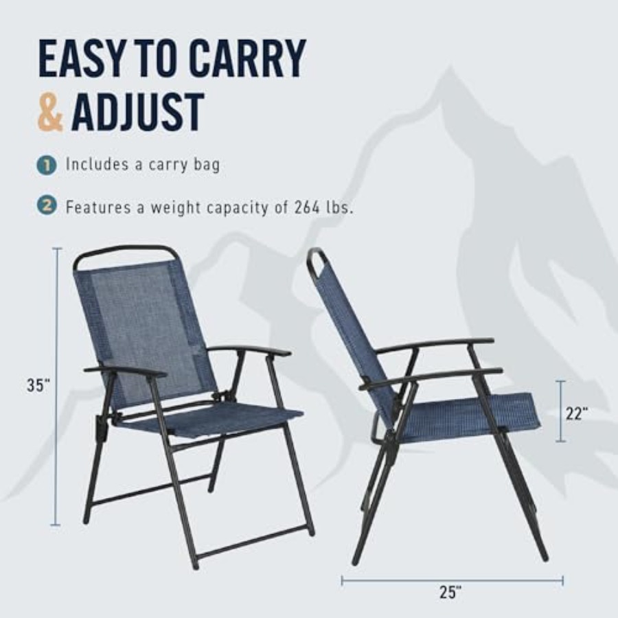 Trapper's Peak 3-Piece Folding - Outdoor Furniture Set recension och pris