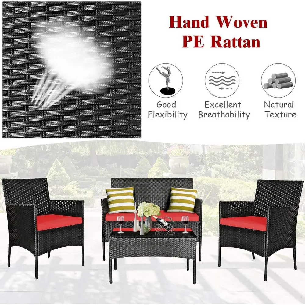 8-Piece Rattan Outdoor Furnitu - Outdoor Furniture Loveseat recension och pris