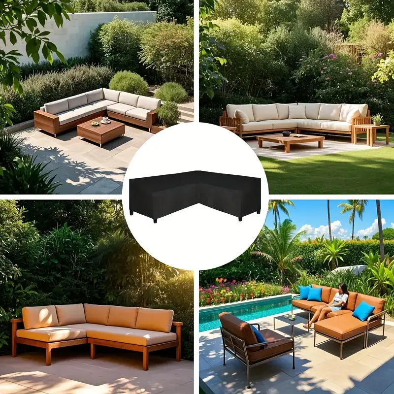 Anti-UV L-shaped Outdoor Sofa  - Outdoor Furniture Plans recension och pris