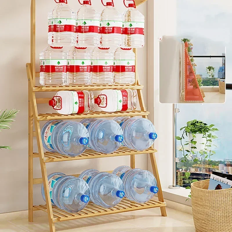 Adjustable Bamboo Plant Shelf  - Outdoor Furniture Luxury recension och pris