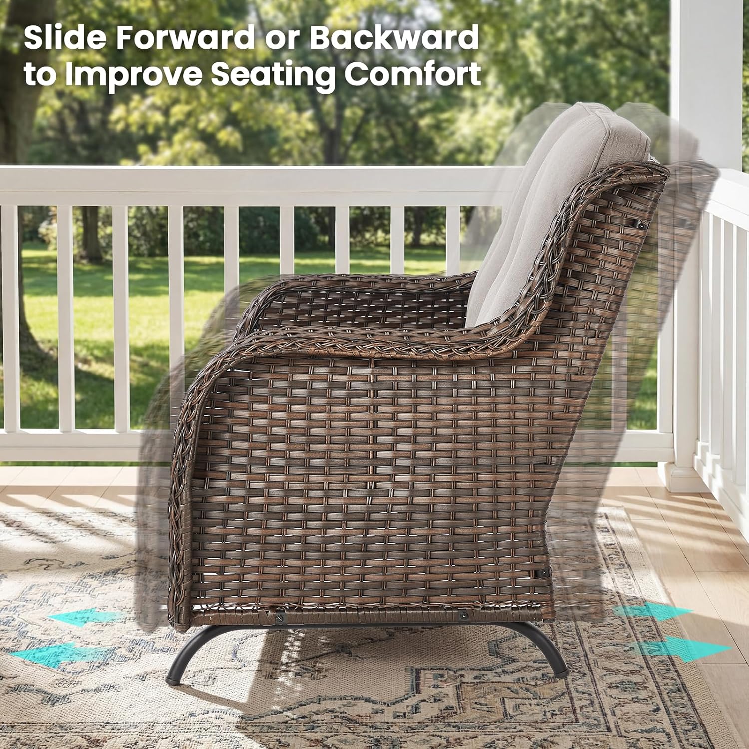 Patio Loveseat Sofa, Outdoor W - Outdoor Furniture Luxury recension och pris