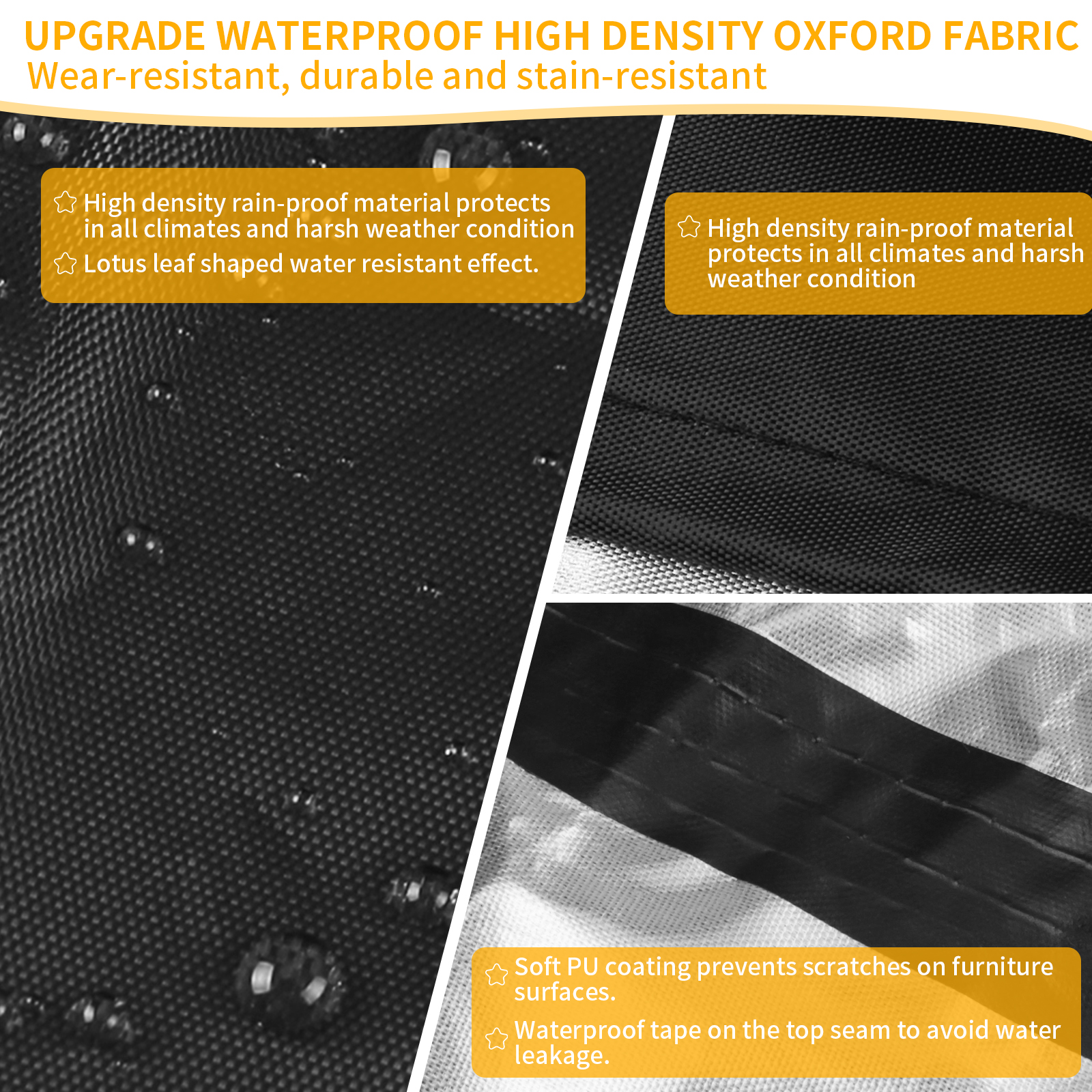 Round Waterproof Garden Furnit - Outdoor Furniture Fabric Waterproof recension och pris