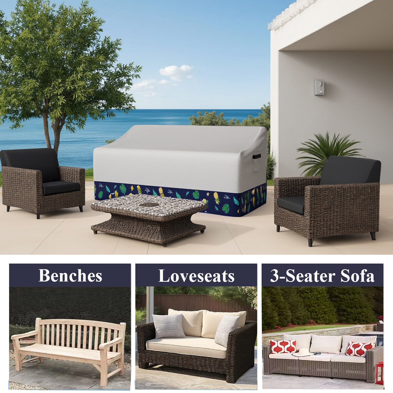 Outdoor Sofa Cover Waterproof  - Outdoor Furniture Plans recension och pris
