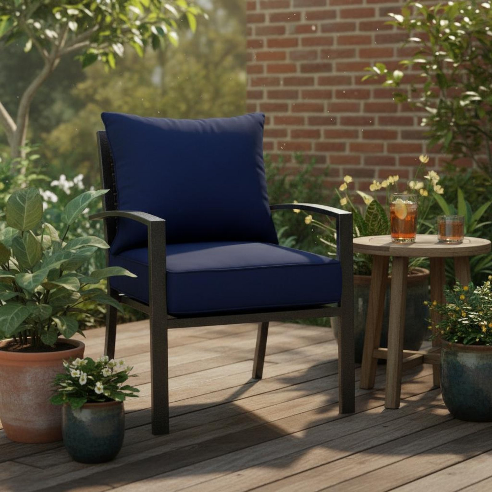 Patio Chair Pad Hidden Closure - Outdoor Furniture Modern recension och pris