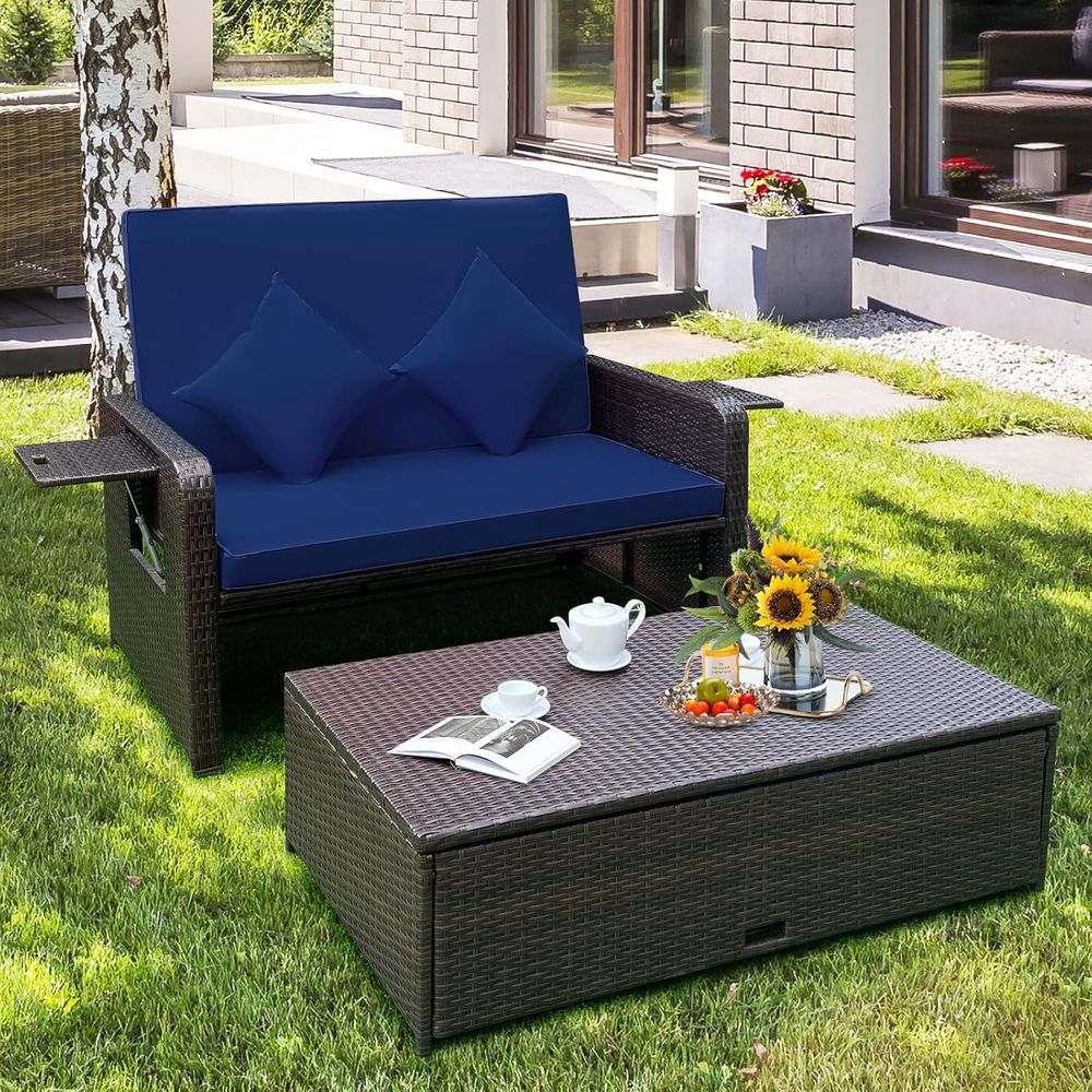 Outdoor Wicker Daybed Loveseat - Outdoor Furniture Loveseat recension och pris
