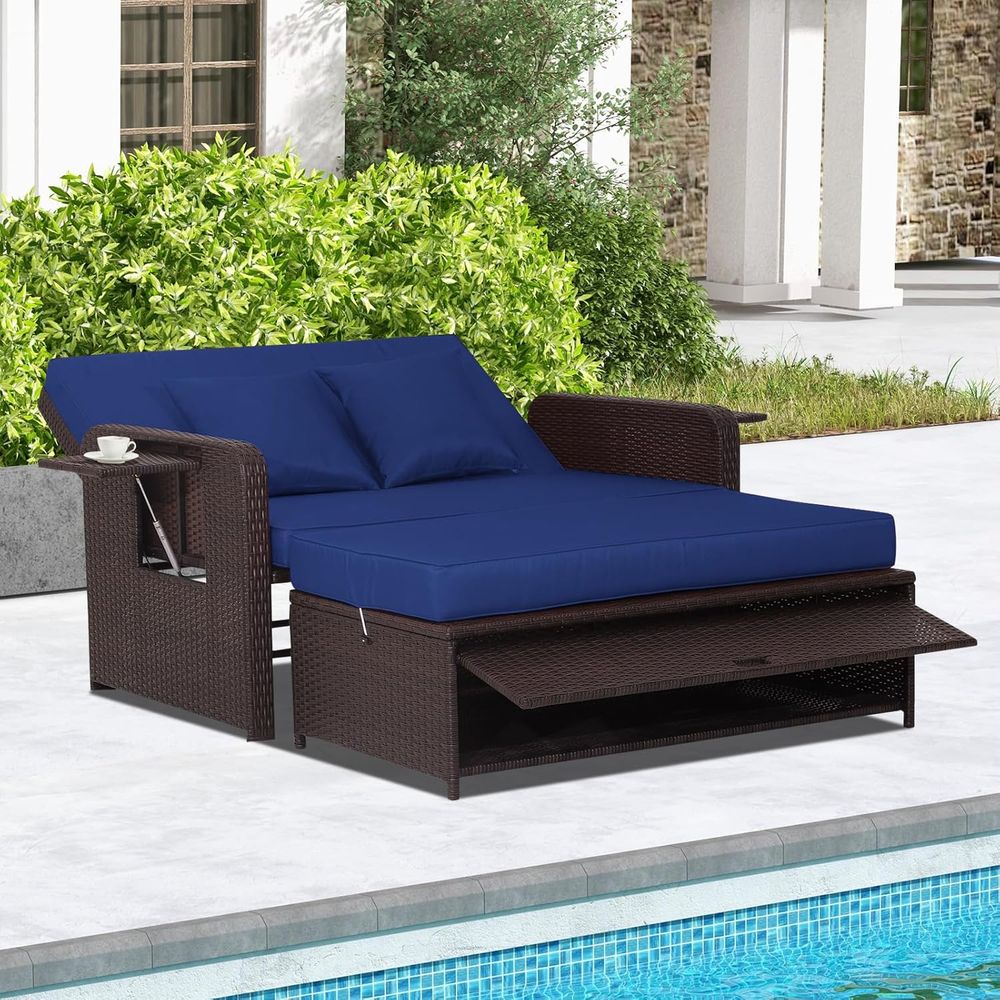 Outdoor Wicker Daybed Loveseat - Outdoor Furniture Loveseat recension och pris