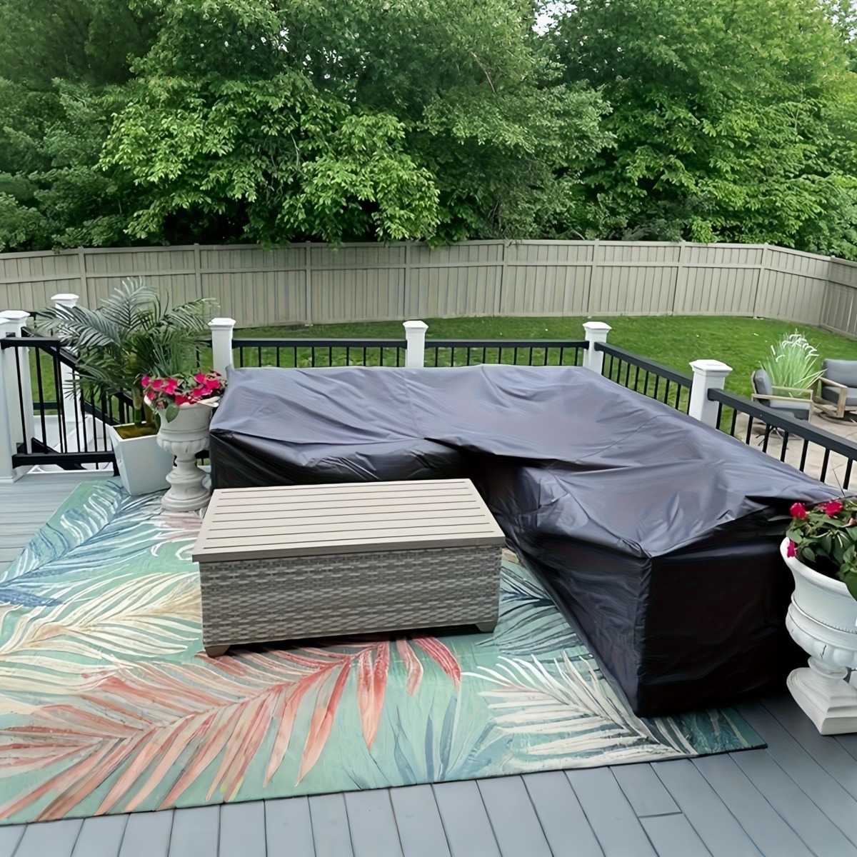 L-shaped Outdoor Sofa Cover, W - Outdoor Furniture Plans recension och pris