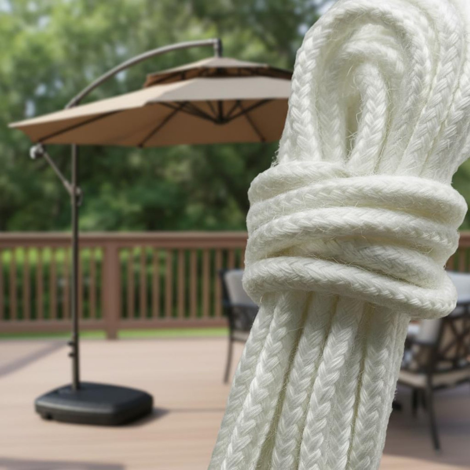 Roman Umbrella Pull Rope Wear- - Outdoor Furniture Set recension och pris