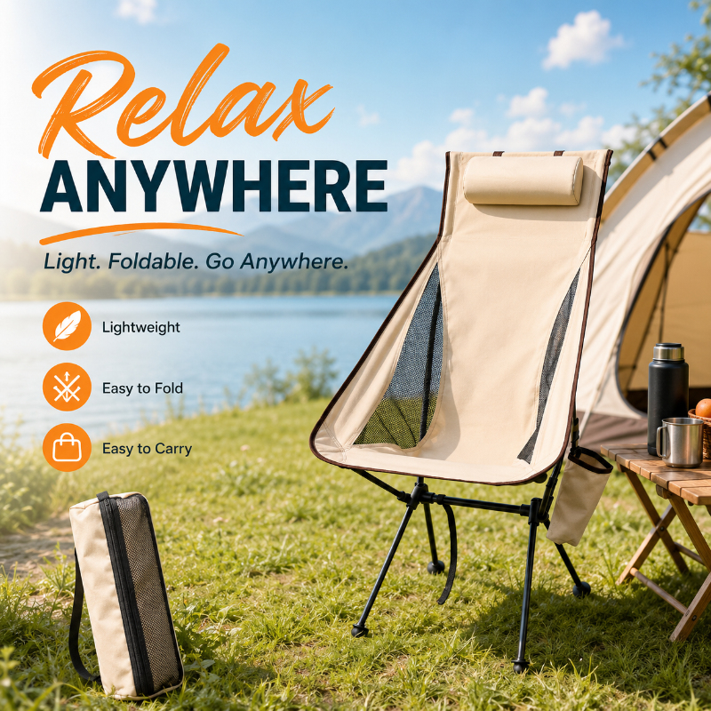 Westtune Portable Folding Camp - Outdoor Furniture Aluminum recension och pris