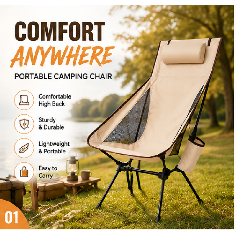 Westtune Portable Folding Camp - Outdoor Furniture Aluminum recension och pris